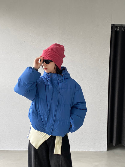 【cimz1728】實拍輕暖90％白鴨絨連帽羽絨外套251201