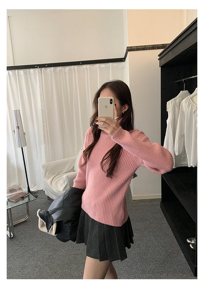 【H5492】實拍S~XL復古學院風磨毛百褶a字裙（內有安全褲）251109