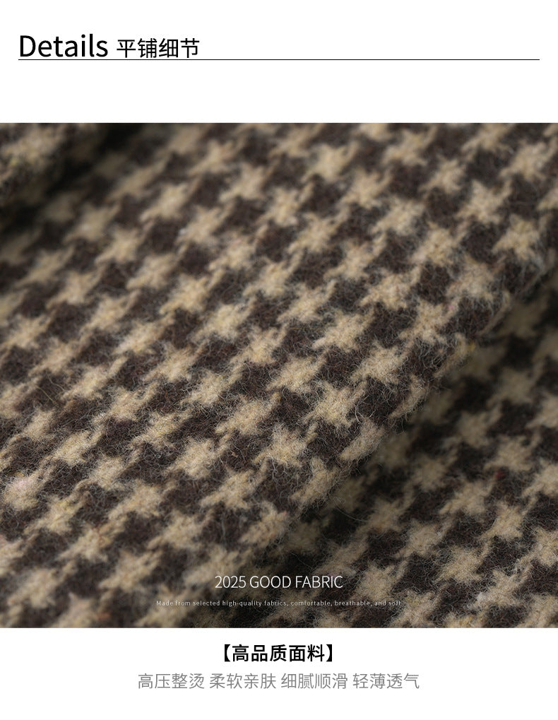 【H5492】實拍S~XL復古學院風磨毛百褶a字裙（內有安全褲）251109