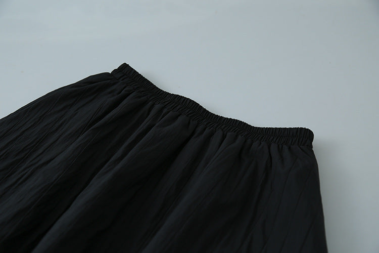 【LD11017】實拍日系加厚棉感保暖高腰花苞裙（左右有口袋）251110