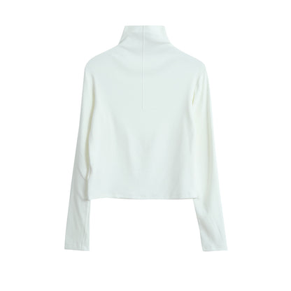 【LD11012】實拍加厚半高領6色打底長袖t恤251110