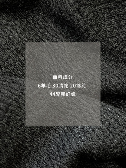 【cimzF529】 韓系高級肌理感高領高彈薄款針織衫260108