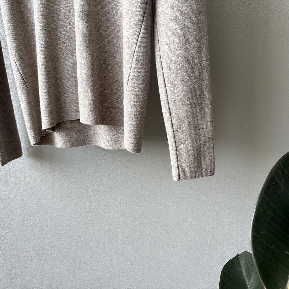 【Y275】實拍冬季U領長袖針織衫251106