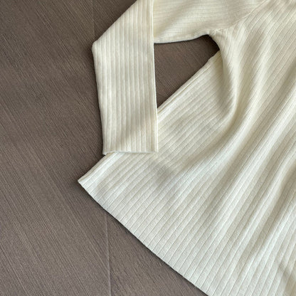 【cimYL369】實拍圓領坑條安迪绒氣質針織衫251201