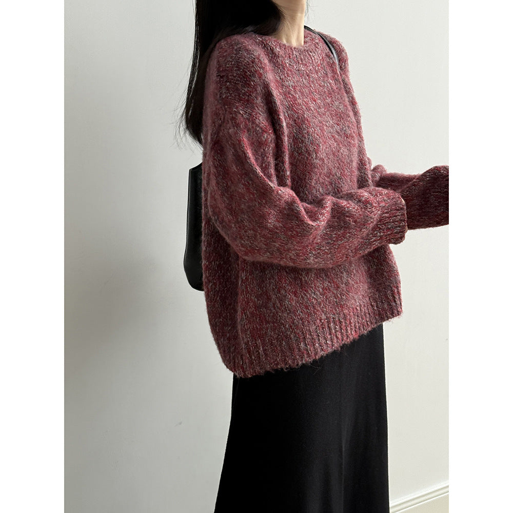 【Y2530】實拍冬季雜色古着針織毛衣(含羊毛6%)251106