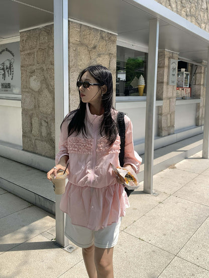 【H5292】實拍夏天個性時髦微甜防曬外套250603