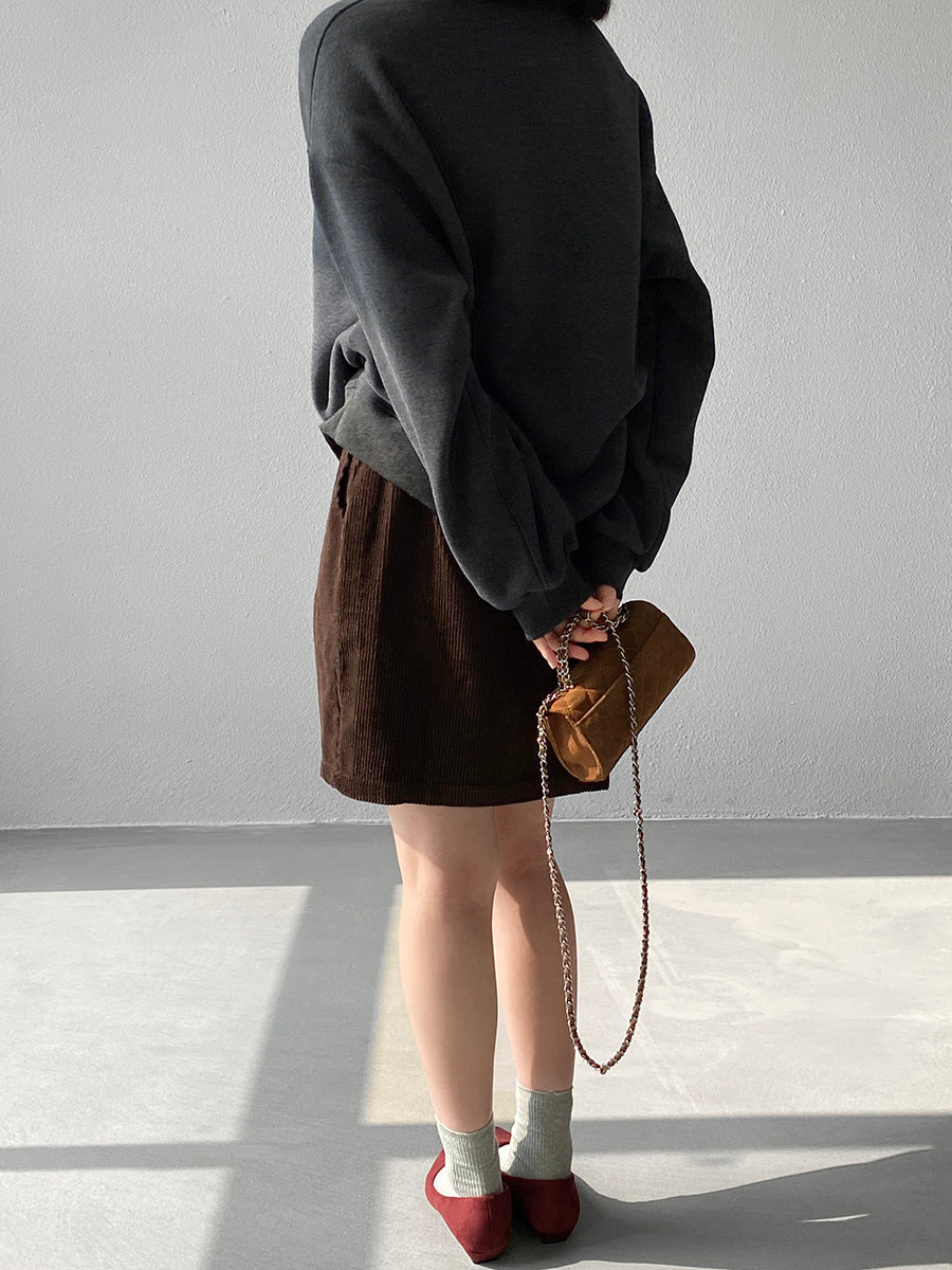 【cimz6389】實拍加絨加厚酪梨女孩長袖衞衣251120