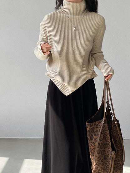 【cimz1388】實拍高領加厚高級感針織毛衣251128