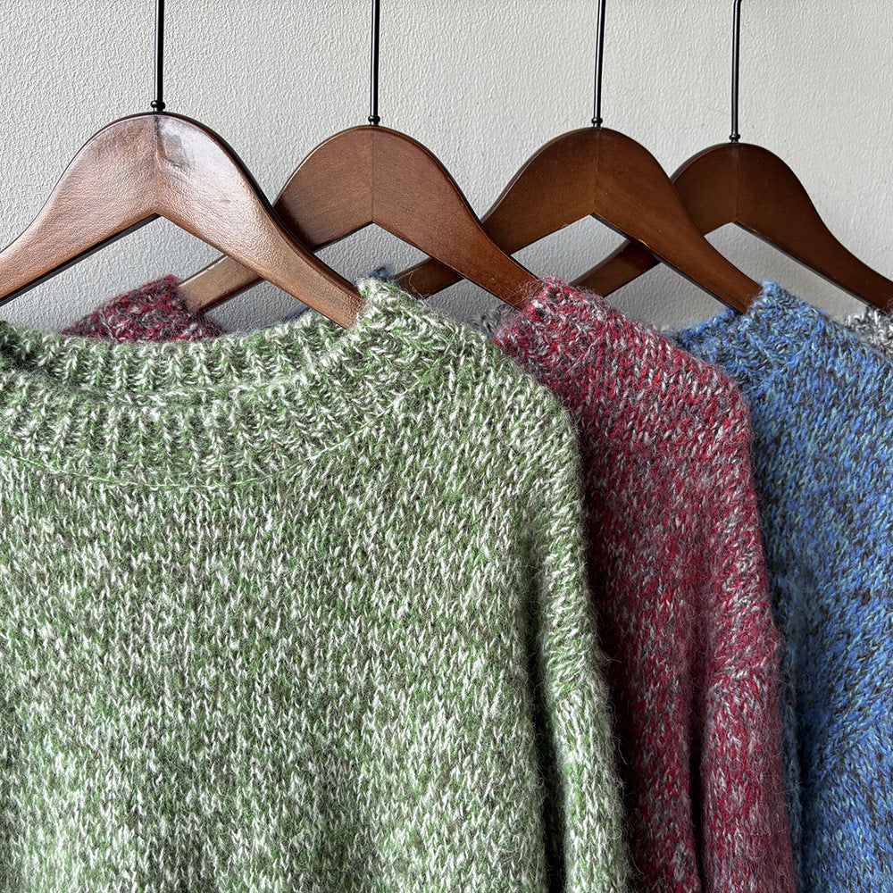 【Y2530】實拍冬季雜色古着針織毛衣(含羊毛6%)251106