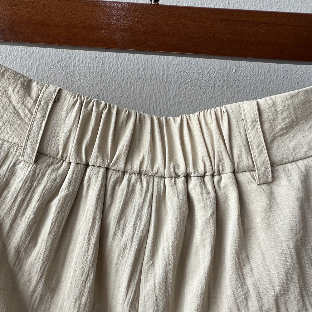 【Y82392】 夏天法式細緻棉感背心＋短褲250529