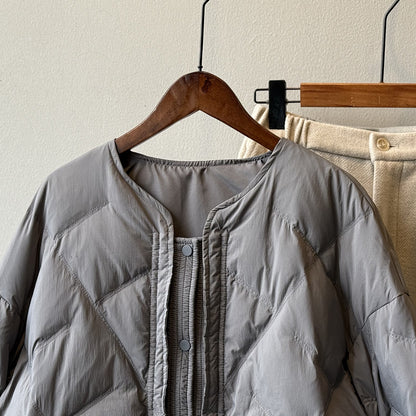 【Y82653】實拍輕保暖羽絨外套(含90％白鴨絨)251016