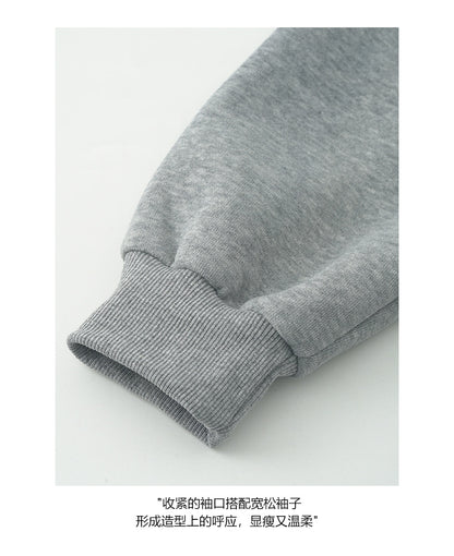 【H573】實拍美式汽車印花寬鬆圓領衛衣251021