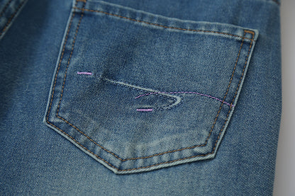 【LD11326】S~XL神級包容力大長腿👖四面彈舒適高腰顯瘦微喇叭牛仔褲260601
