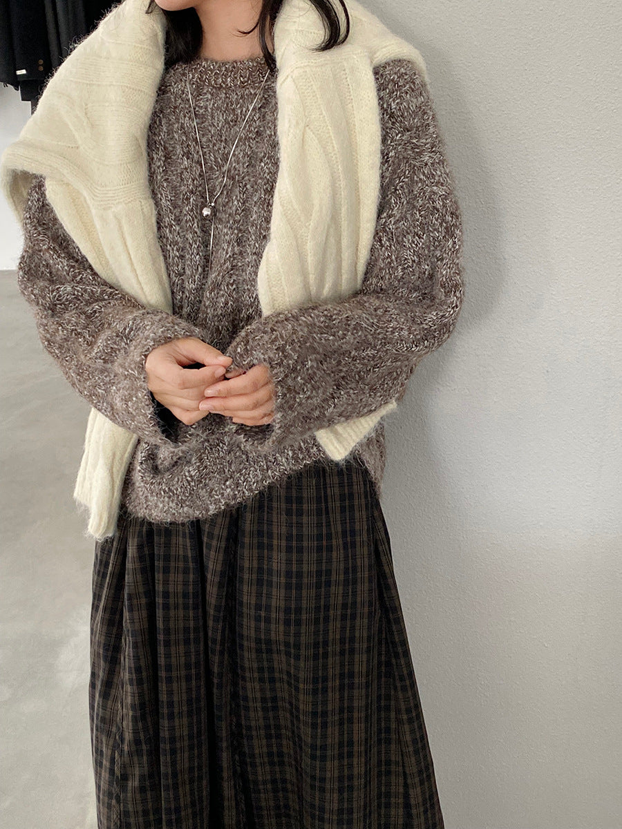 【cimz0307】實拍高級軟糯加厚針織毛衣(羊毛8％）251201