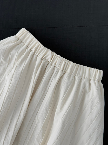 【cim1708】實拍秋冬法式寂靜高腰加厚微花苞A字裙251030