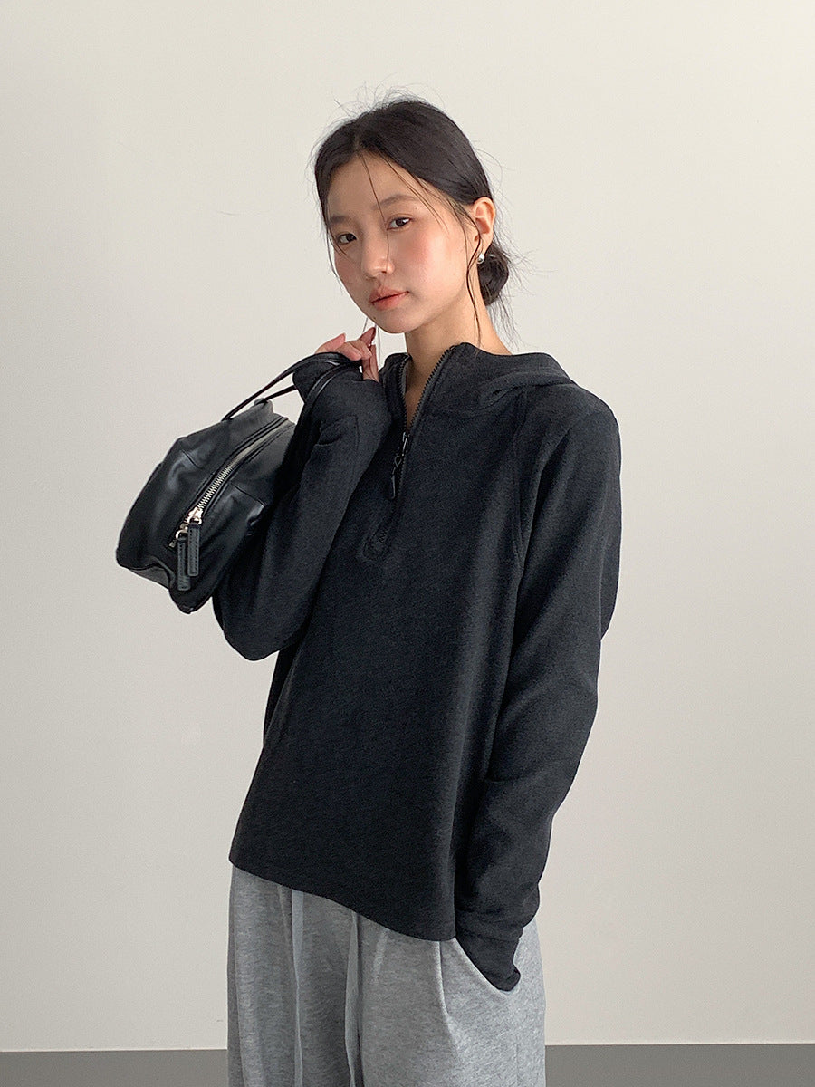 【LD11033】實拍冬季復古極簡寬鬆慵懶垂感彎刀褲251124