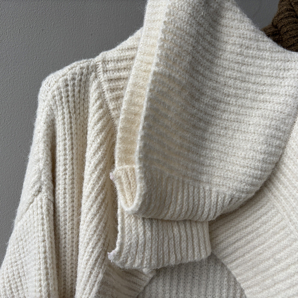 【Y913】實拍大翻領長針織大外套251106