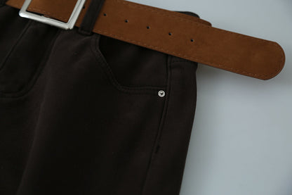 【LD11010】實拍S~XL復古加絨加厚高腰直筒牛仔褲251110