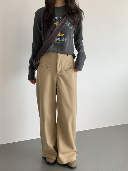 【LD3291】實拍韓國德絨小狗印花長袖T恤251103