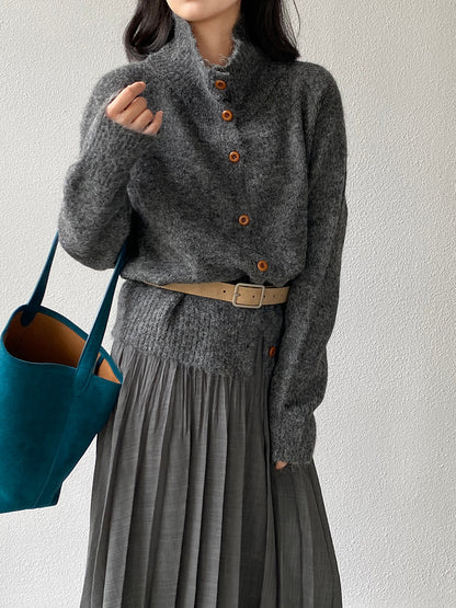 【cim8616】實拍質感加厚慵懒態度高領針織毛衣251114