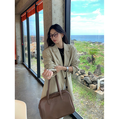 【H5385】實拍韓版秋季顯瘦休閒西裝外套250902