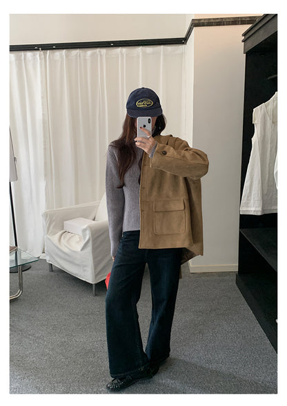 【H5483】實拍S~XL復古加厚水洗直筒牛仔褲251109