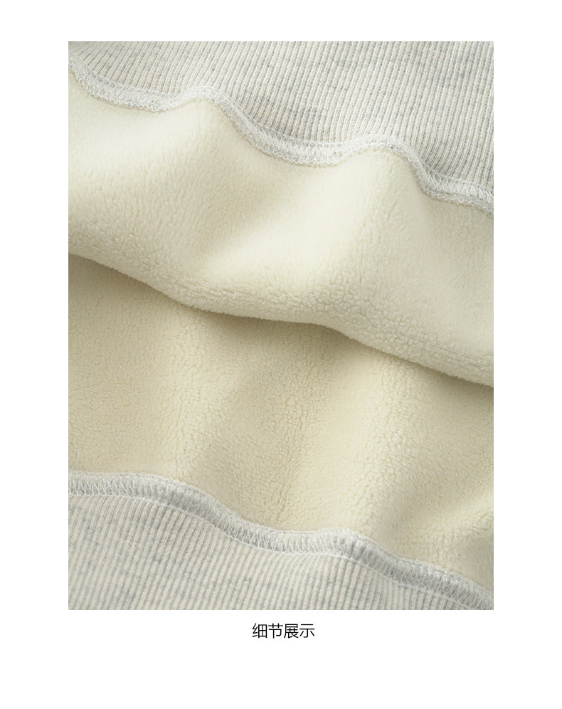 【H5496】實拍韓系小狗印花加絨厚棉衛衣251118