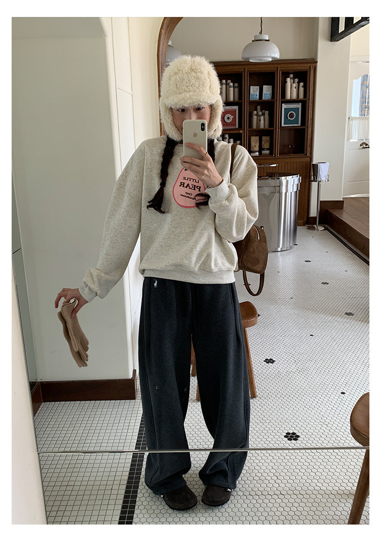 【H5515】實拍酪梨印花厚款加絨衛衣
251118