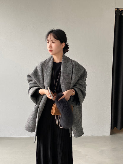 【cimz519】實拍冬天澳羊毛100%雙面呢大衣外套251201