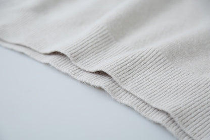 【LD3294】實拍慵懶復古立領羊駝絨針織衫251103