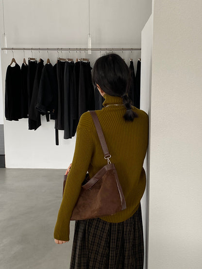 【cimz1388】實拍高領加厚高級感針織毛衣251128