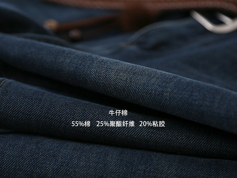 【LD11073】實拍S~XL保暖加絨加厚高腰直筒牛仔褲251209