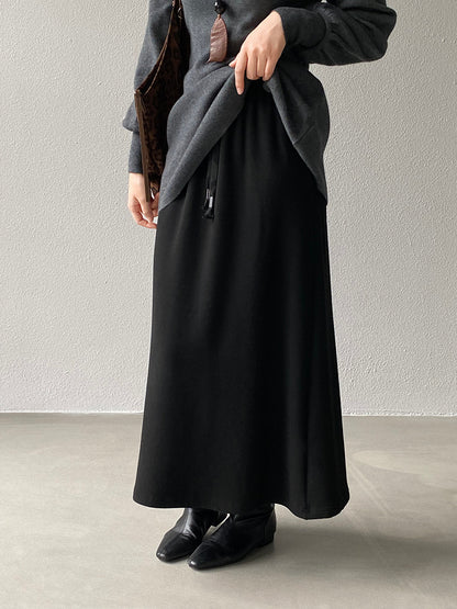 【cimz1722】實拍高級雙面絨感保暖顯瘦直筒裙251201