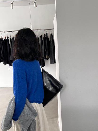 【cim5921】實拍冬季簡約保暖舒適針織毛衣（含羊毛5％）251114