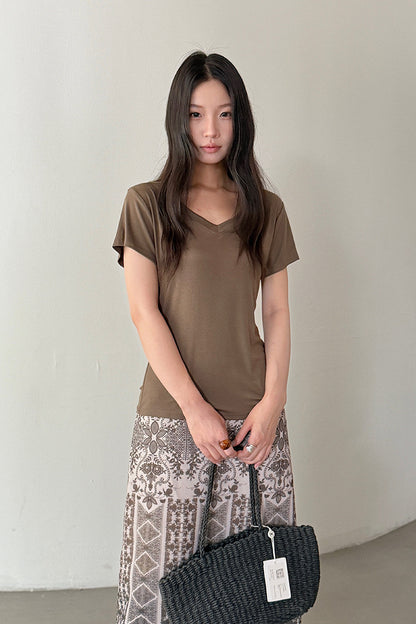 【LD11369】度假出遊必備高質感！小眾印染/印花顯瘦高腰長裙260630