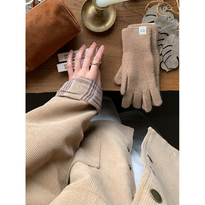 【H5500】實拍 復古燈芯絨加厚夾棉大衣外套251118