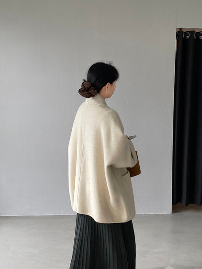 【cimz519】實拍冬天澳羊毛100%雙面呢大衣外套251201