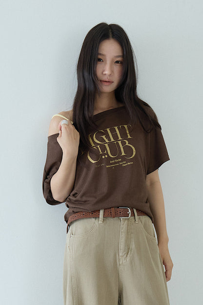 【LD11281】韓系休閒OOTD☁️字母印花短袖T恤+細肩帶背心兩件套260512
