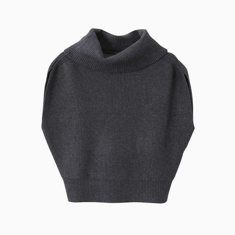 【LD11065】實拍半高領針織衫+針織背心251209