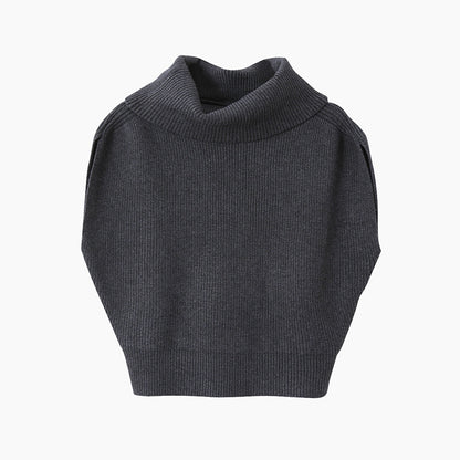 【LD11065】實拍半高領針織衫+針織背心251209