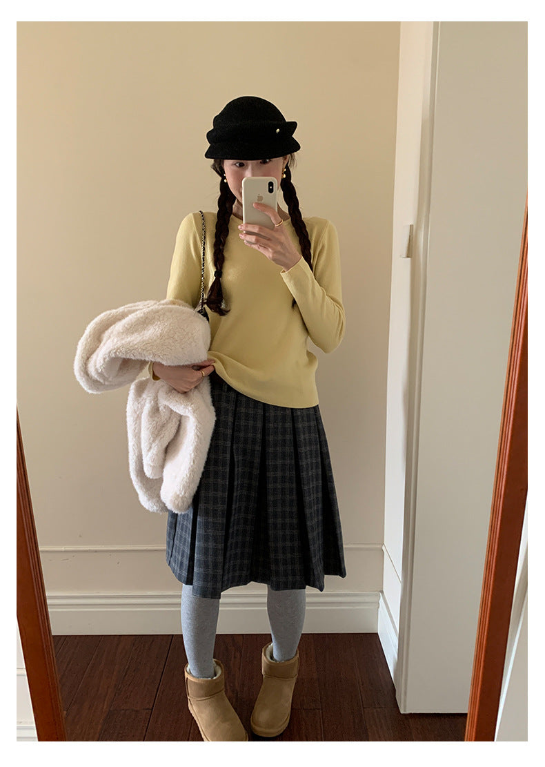 【H5510】實拍5色簡約雙層領針織T恤
251118