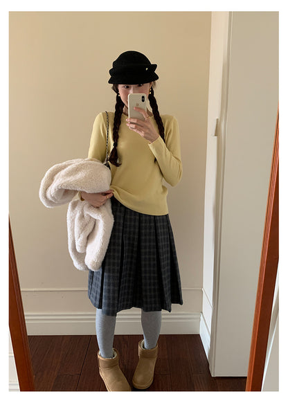 【H5510】實拍5色簡約雙層領針織T恤
251118