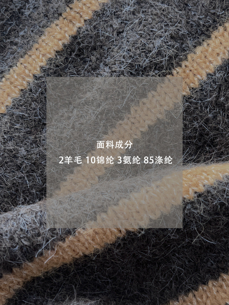 【cimz8925】實拍冬季復古圓領氣質針織毛衣251120