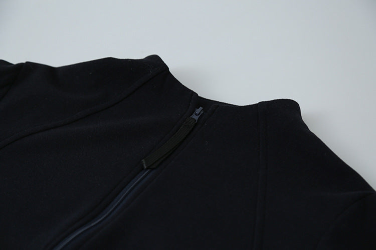 【LD3293】實拍立領雙頭拉鍊衞衣外套251103