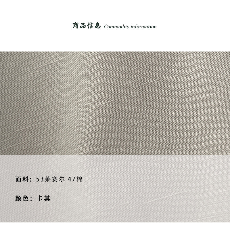 【cimz6583】韓系率性高級感😎卡其色工裝風收腰顯瘦短袖襯衫連身裙/洋裝260702