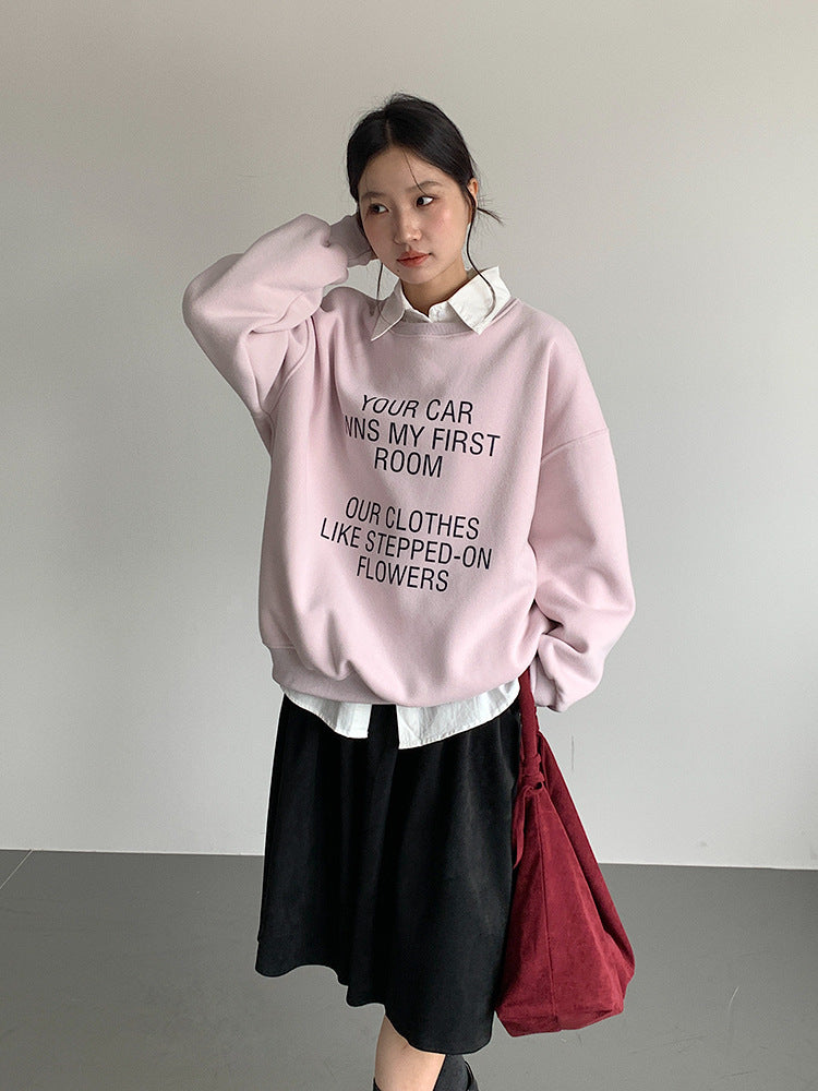 【LD11016】實拍冬季復古麂皮絨A字裙251110