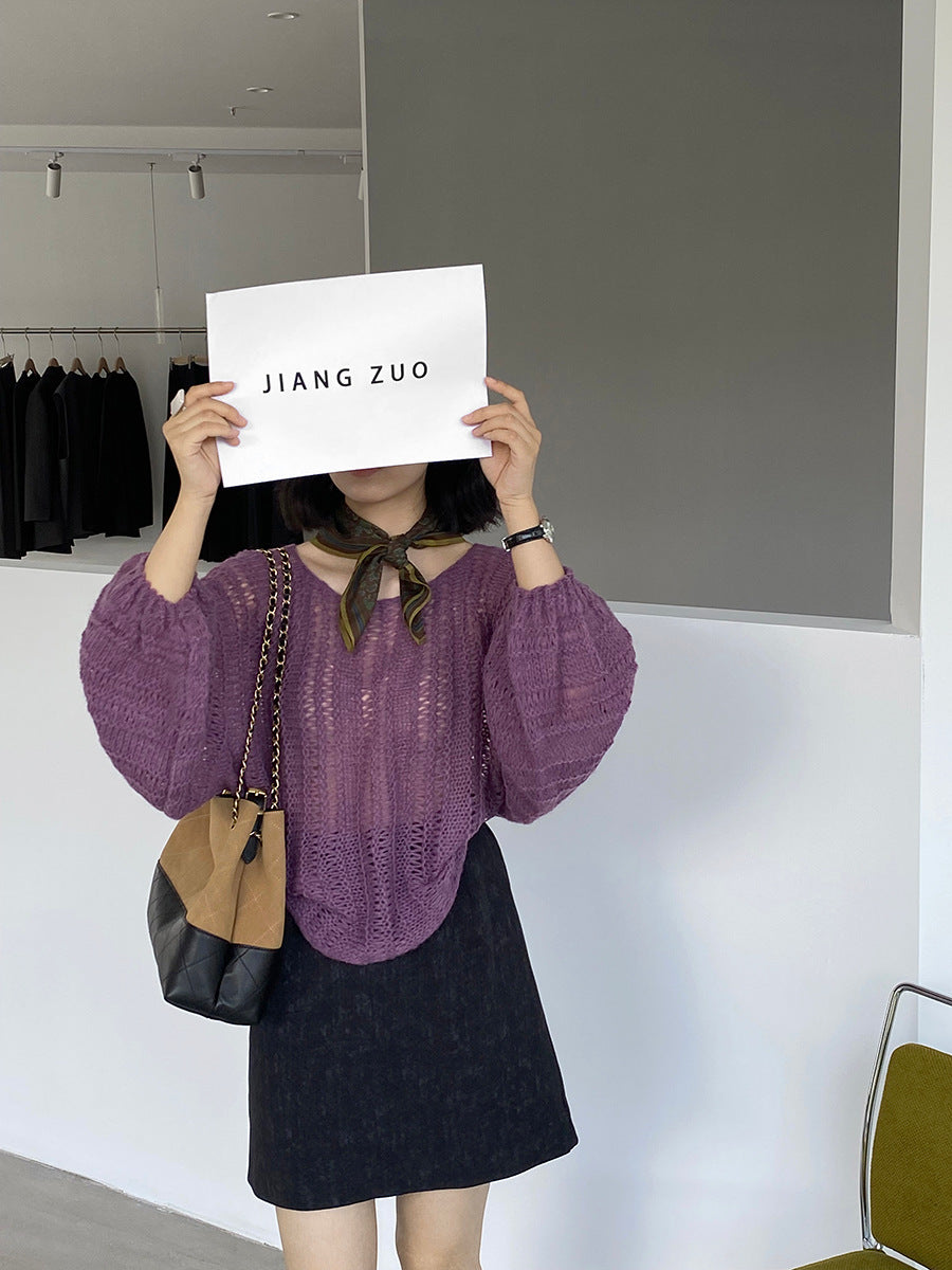 【cim0628】實拍温柔慵懒寬鬆針織薄罩衫（20羊毛）251114