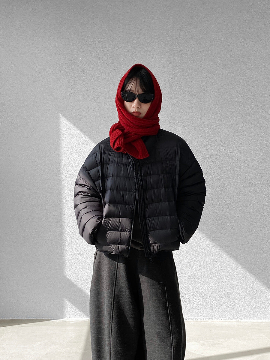 【cimz6383】實拍高領寶款排骨白鴨絨外套（白鴨絨90）251120