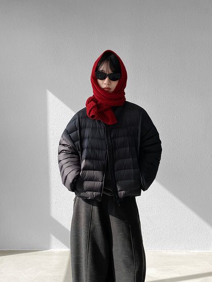 【cimz6383】實拍高領寶款排骨白鴨絨外套（白鴨絨90）251120