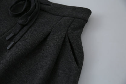 【LD11033】實拍冬季復古極簡寬鬆慵懶垂感彎刀褲251124